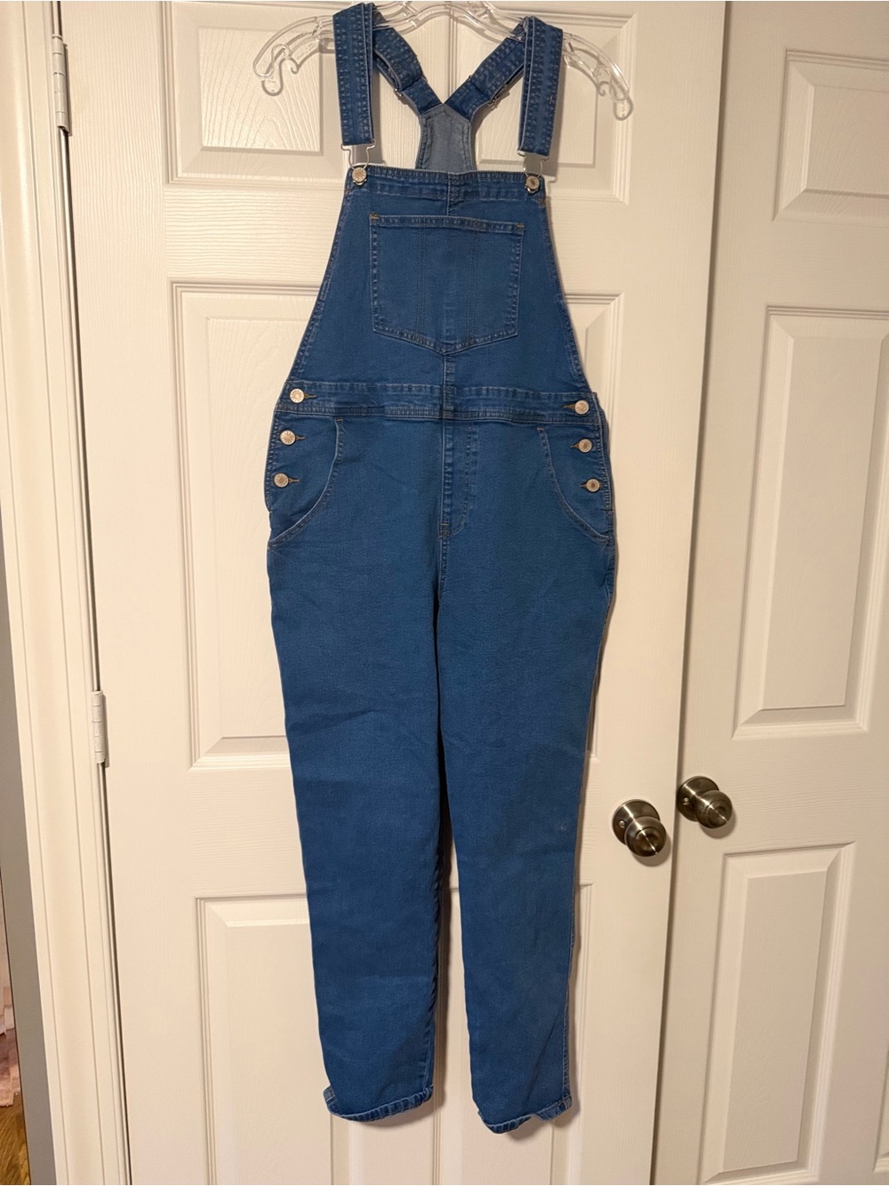 Women's Blue Denim Overall Jumpsuit